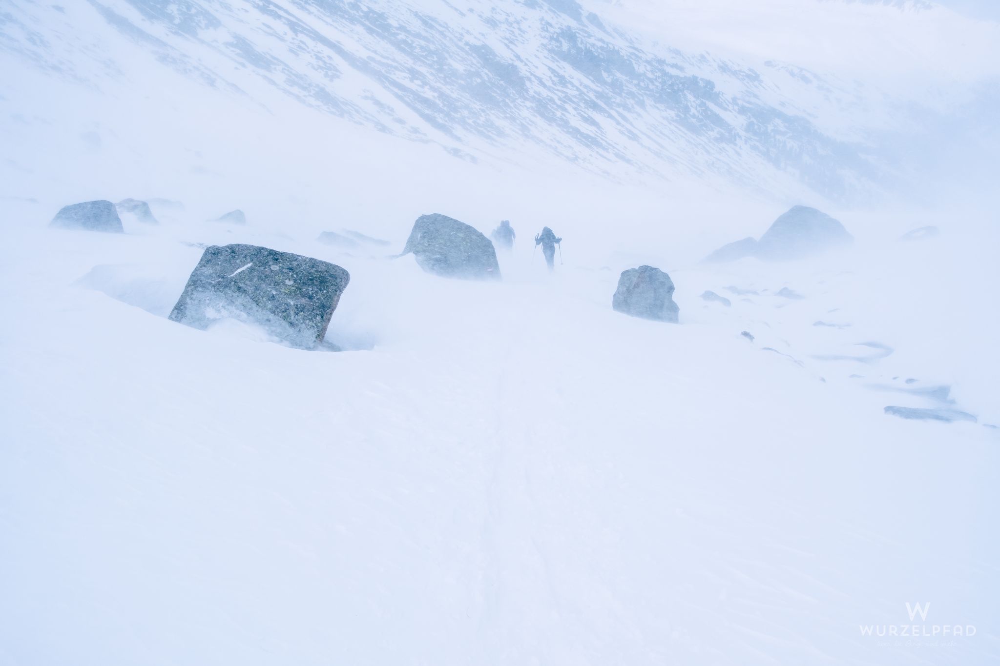 Unterwegs im White-Out